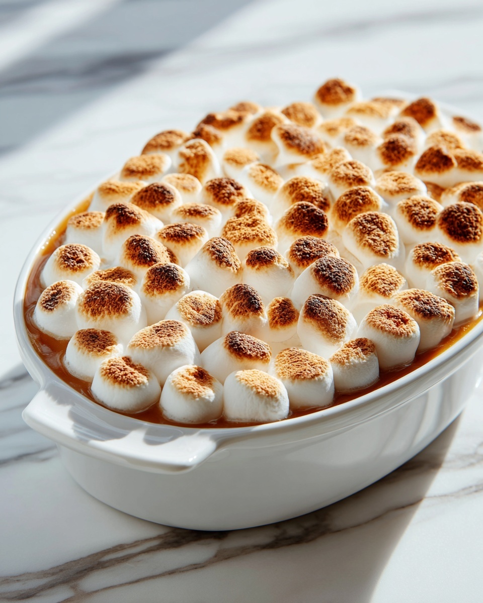 Sweet Potato Casserole with Marshmallow and Streusel Topping Recipe - Recipe Image
