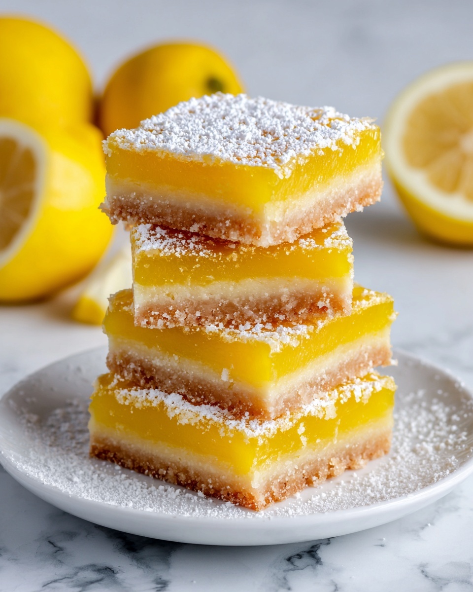 Easy Gluten Free Lemon Bars Recipe - Recipe Image