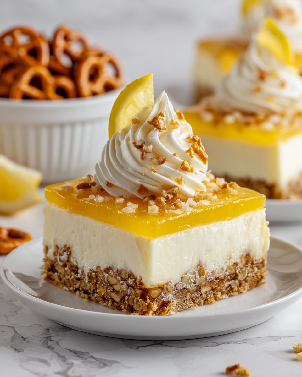 Lemon Pretzel Dessert Recipe - Recipe Image