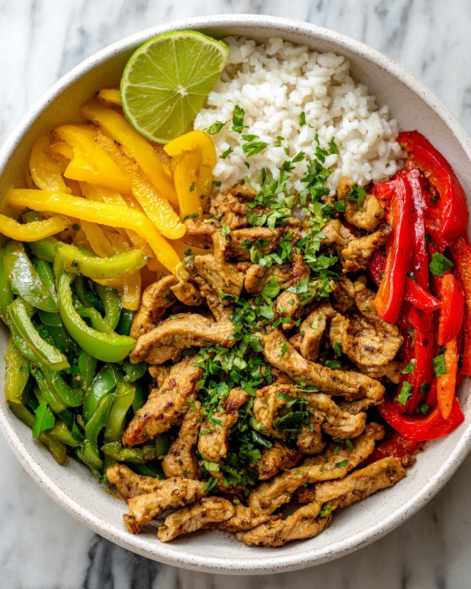 Chicken Fajita Bowl Recipe - Recipe Image