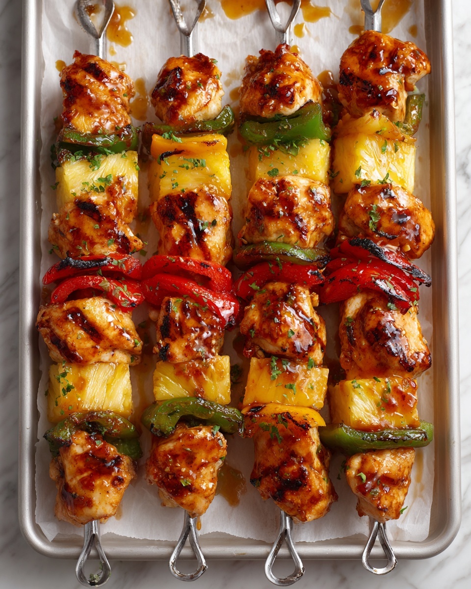 Hawaiian Chicken Skewers Recipe - Recipe Image