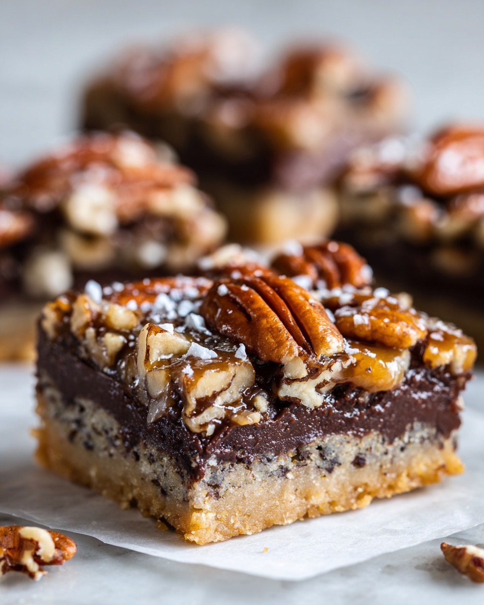 Gooey Pecan Pie Brownies Recipe - Recipe Image