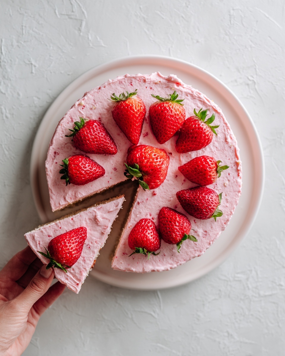 Strawberry Icebox Pie Recipe - Recipe Image