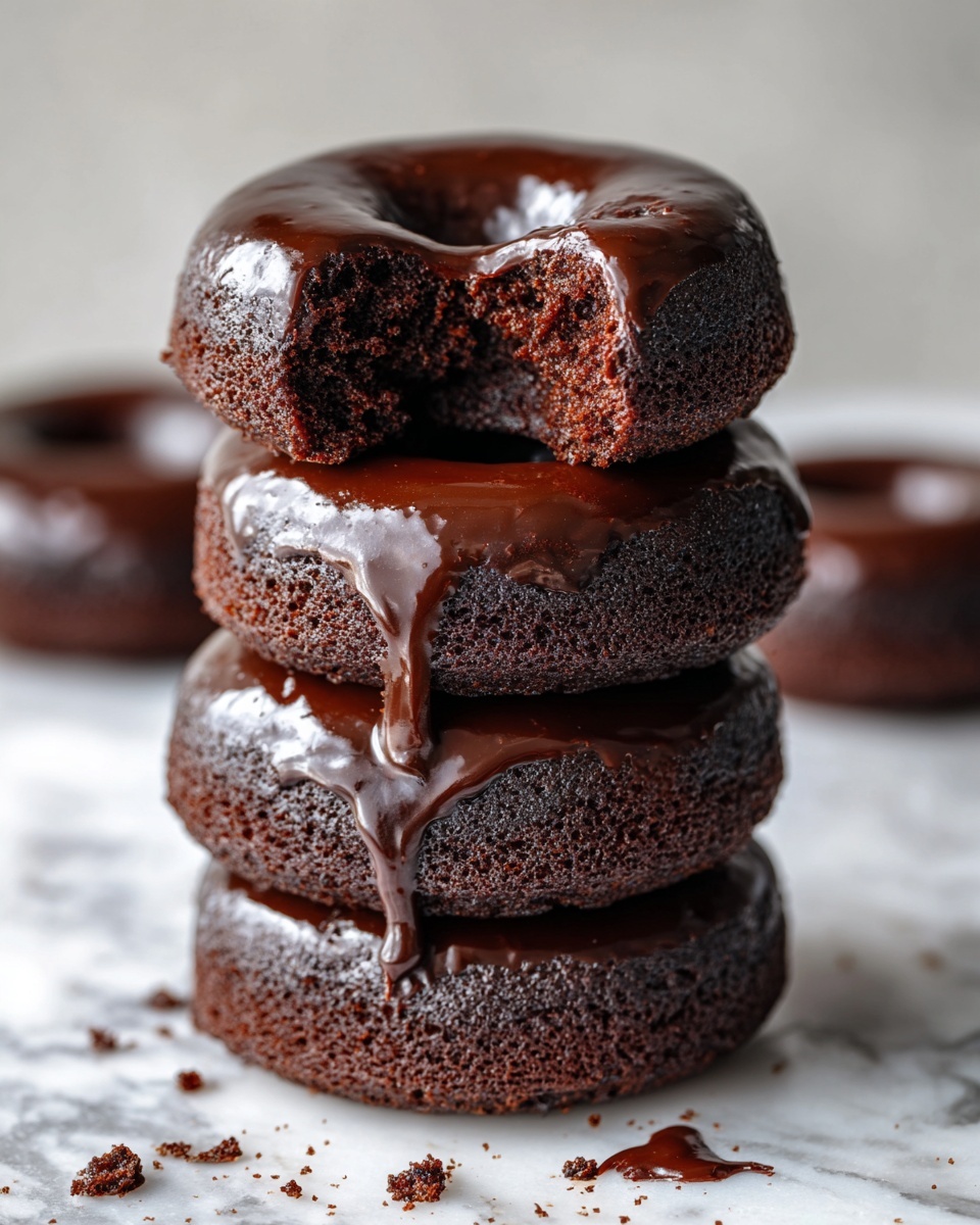 Chocolate Old Fashioned Doughnuts with Mocha Glaze Recipe - Recipe Image