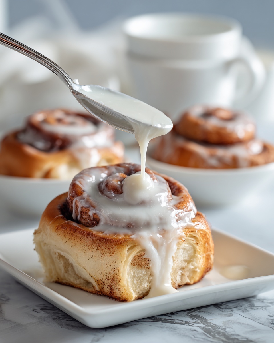 Cinnamon Roll Icing Without Cream Cheese Recipe - Recipe Image