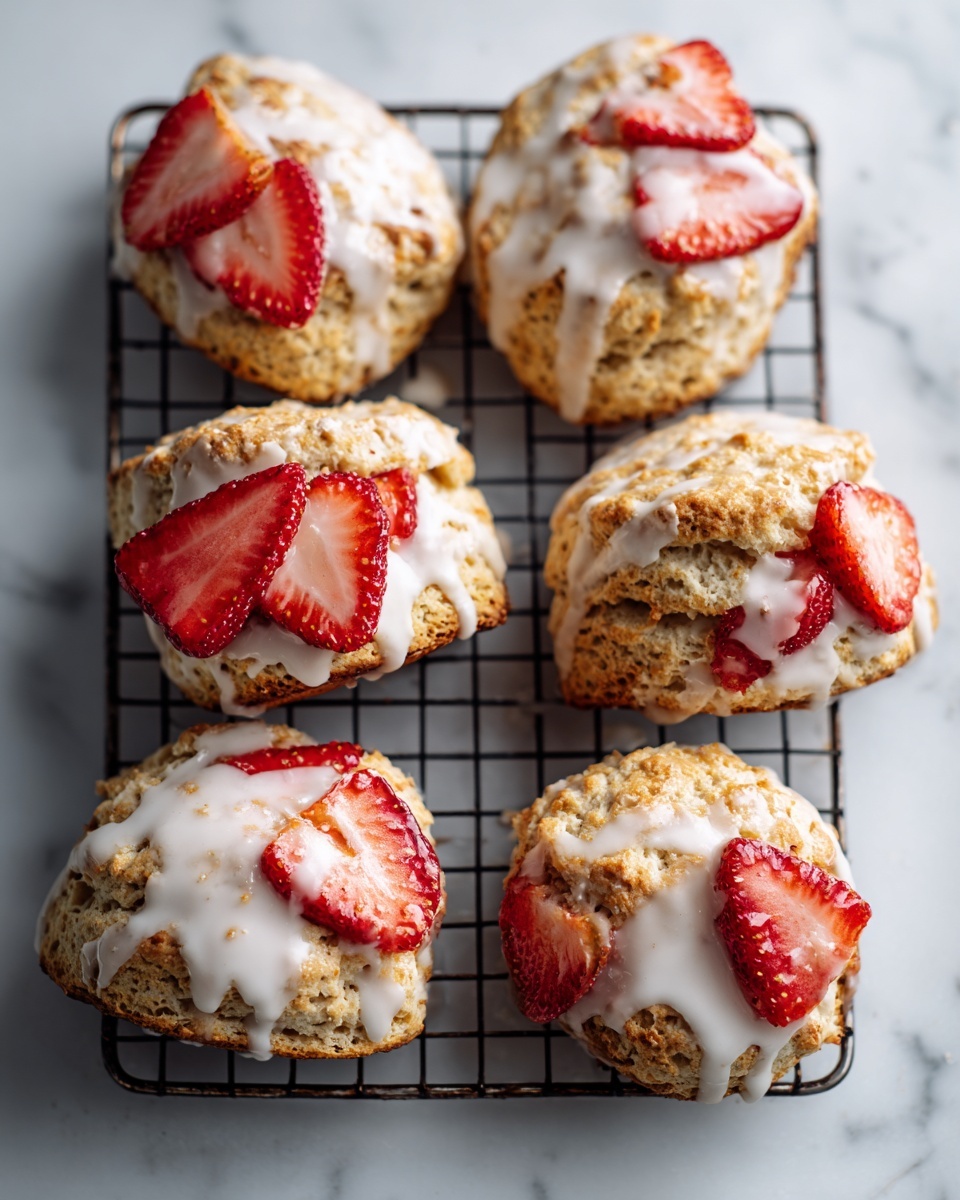 Fresh Buttermilk Strawberry Biscuits Recipe - Recipe Image