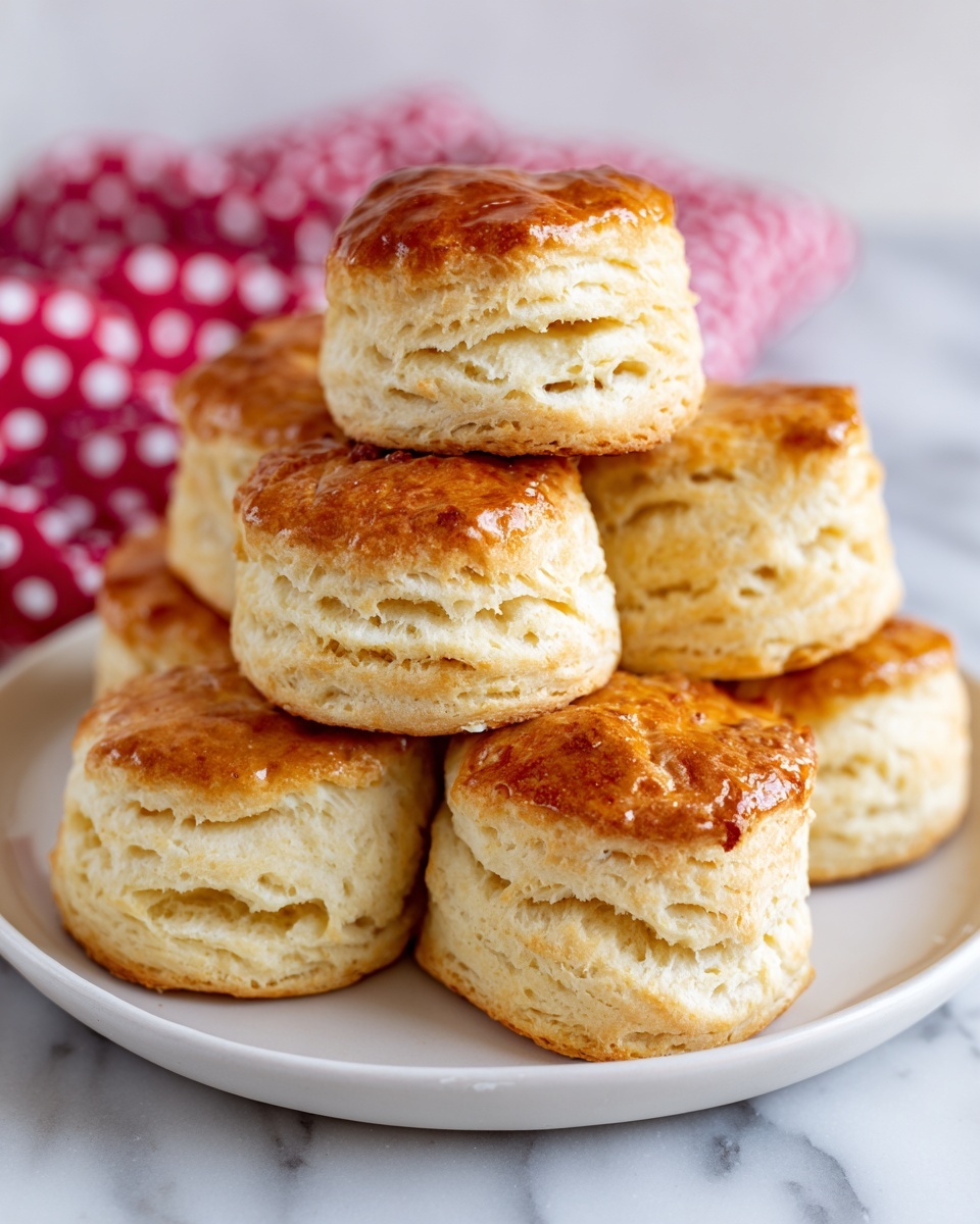 Frozen Biscuits in Air Fryer with Cheddar, Garlic Butter, and Honey Recipe - Recipe Image