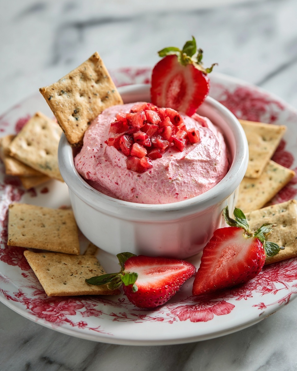 Strawberry Shortcake Dessert Dip Recipe - Recipe Image