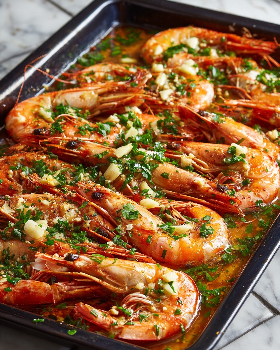 Baked Garlic Parmesan Shrimp Recipe - Recipe Image