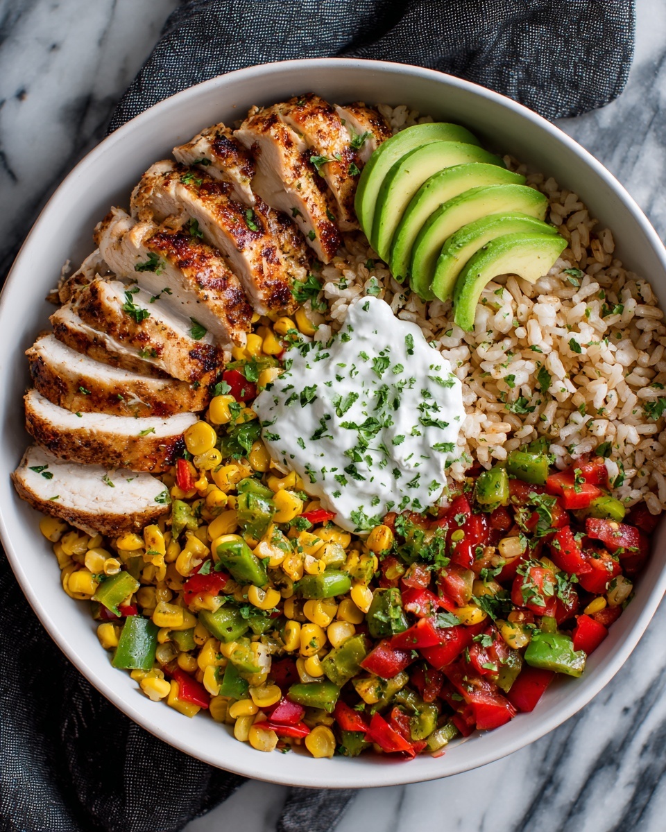 Chicken Fajita Bowls Recipe - Recipe Image