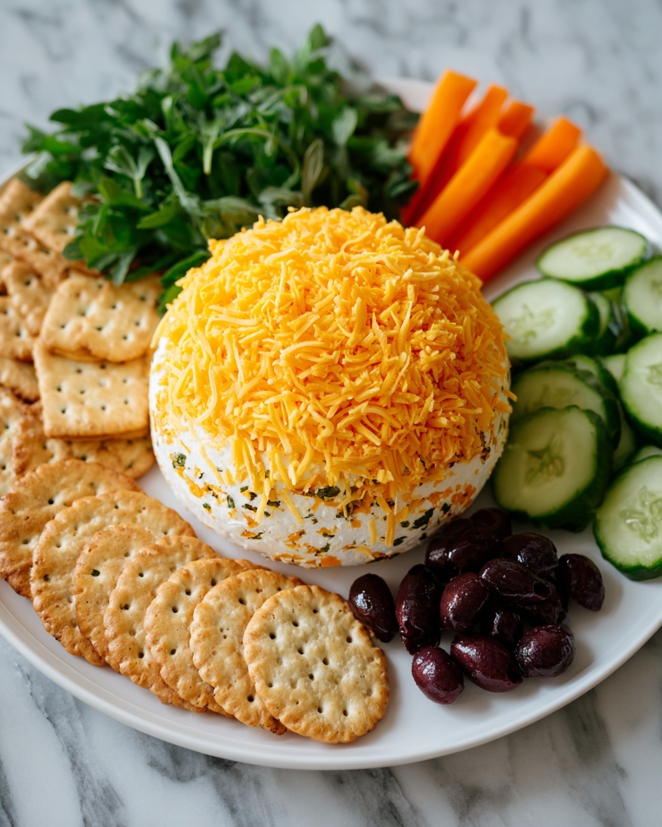 Super Easy Easter Cheese Ball Recipe - Recipe Image