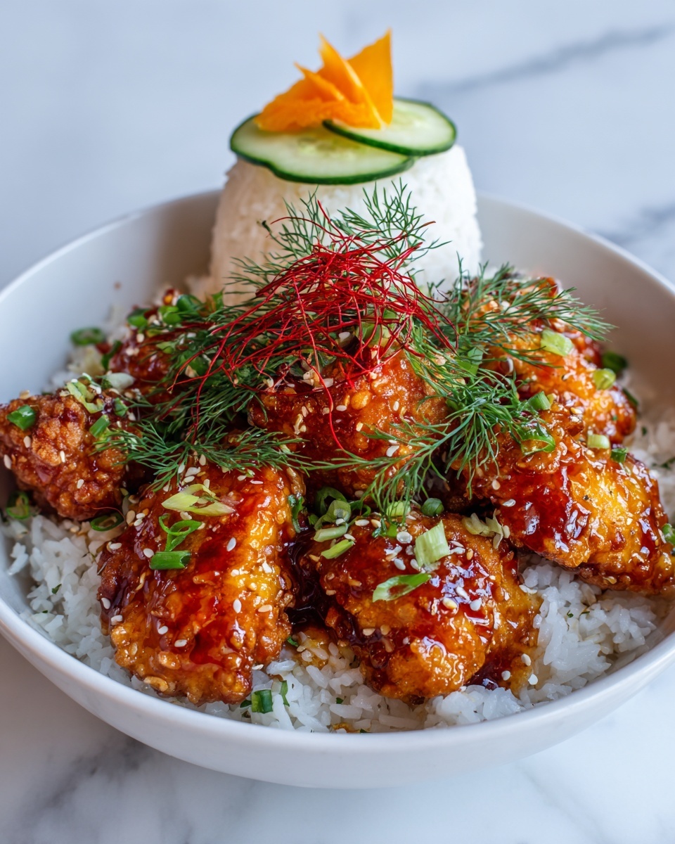 Taiwanese Fried Chicken Cutlet with Orange Honey and Miso Glaze Recipe - Recipe Image