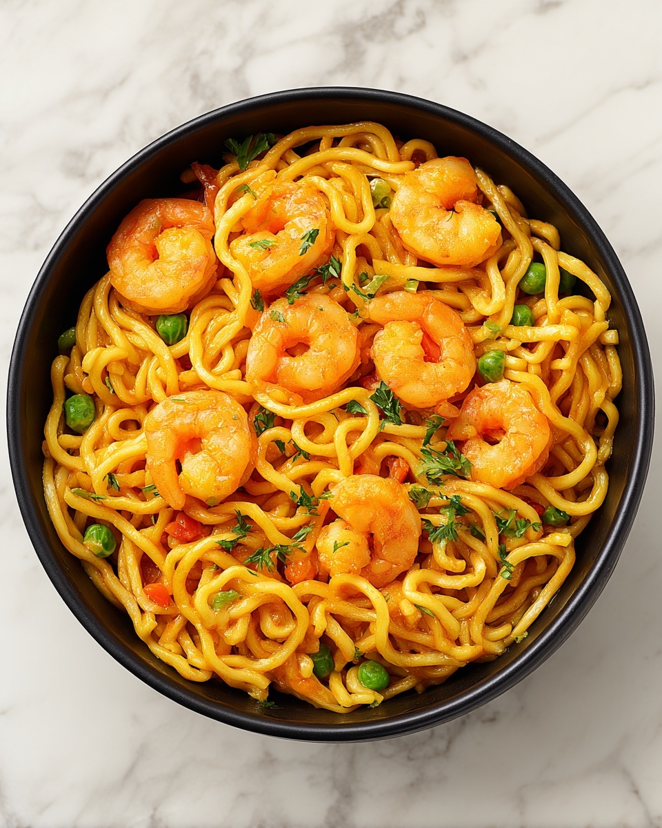 Creamy Garlic Shrimp Pasta Recipe - Recipe Image