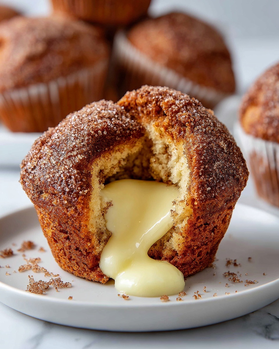 Gooey Cinnamon Cream Cheese Muffins Recipe - Recipe Image