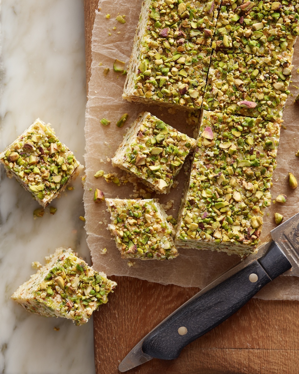 Pistachio Shortbread Bars Recipe - Recipe Image