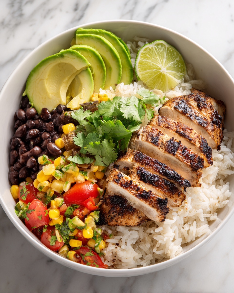 Honey Chipotle Chicken Rice Bowls Recipe - Recipe Image