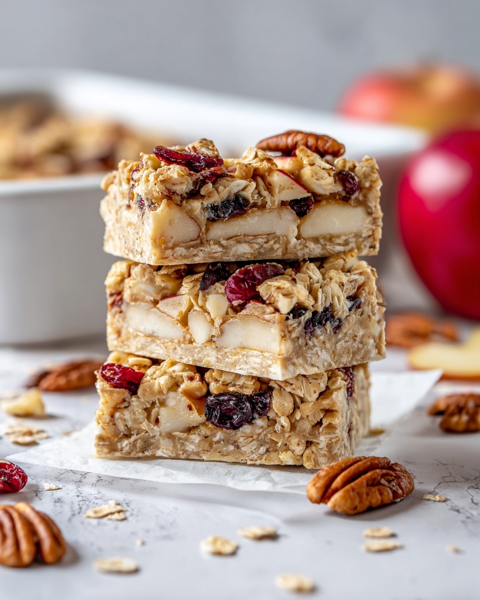 Apple Cinnamon Granola Bars Recipe - Recipe Image