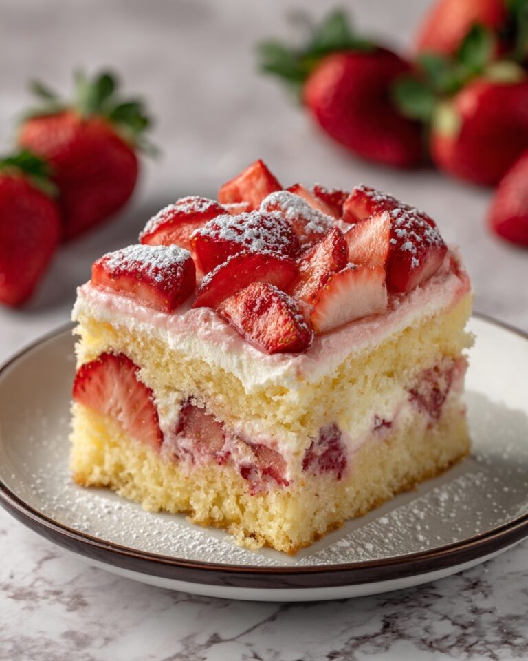 French Strawberry Cake Recipe