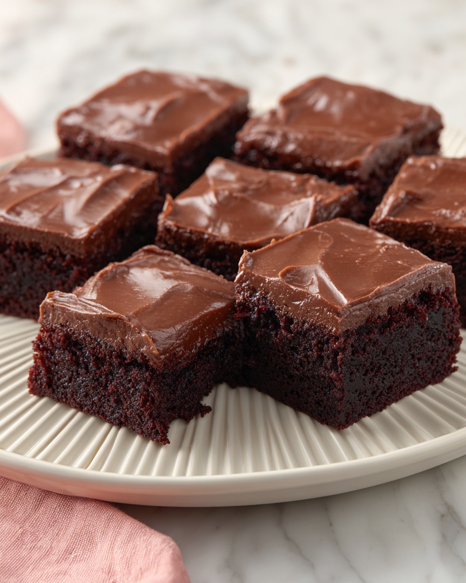 Chocolate Frosted Brownies Recipe - Recipe Image