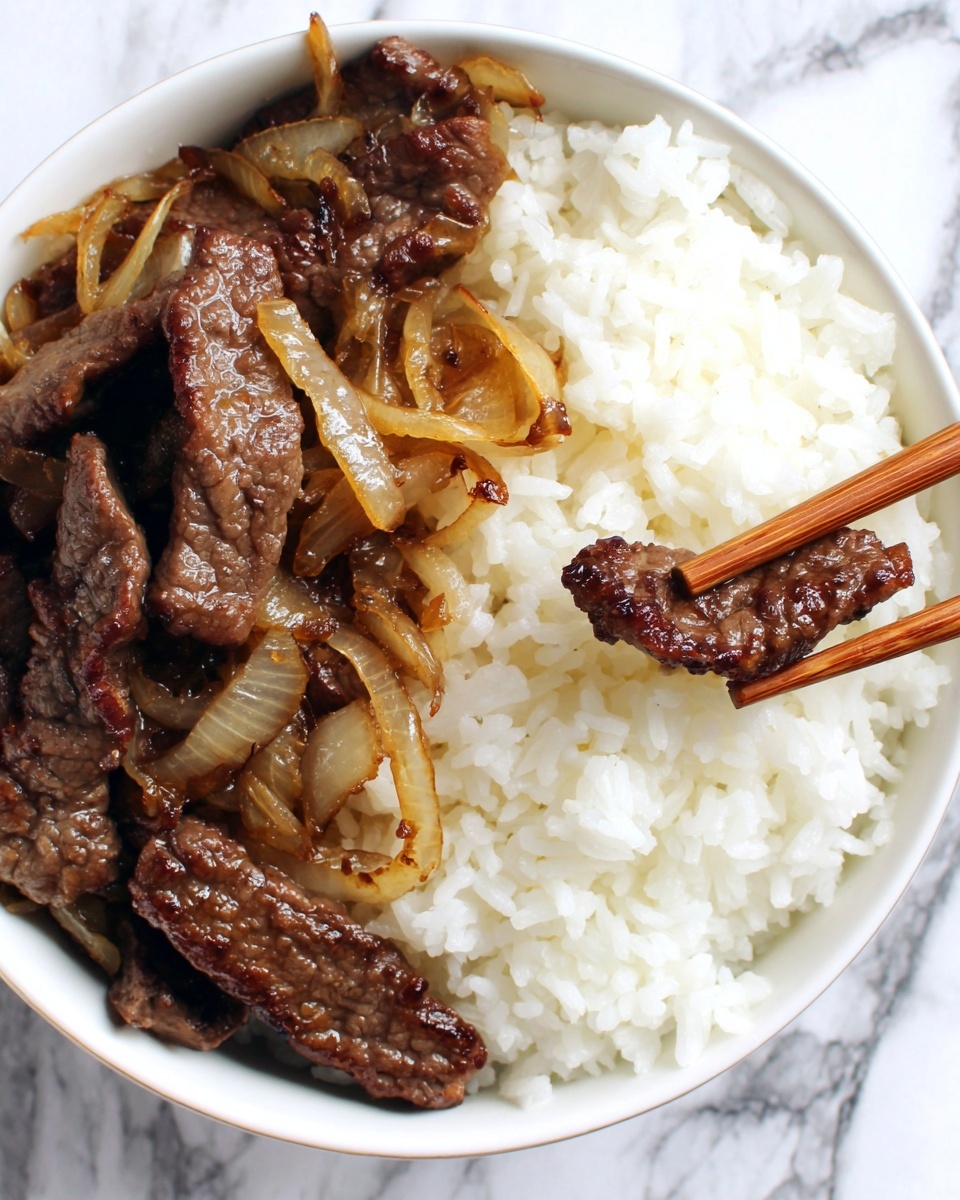 Beef Onion Stir-Fry Recipe - Recipe Image