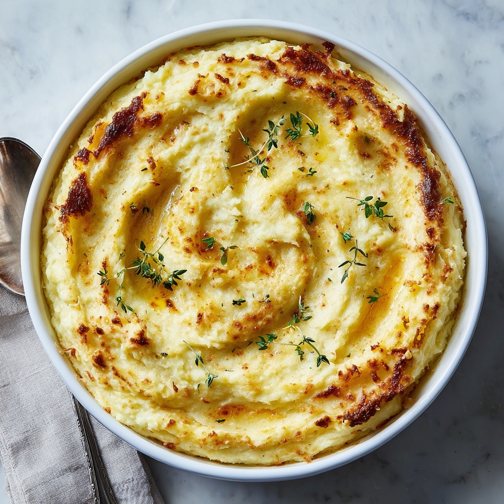 Creamiest Baked Mashed Potatoes Recipe - Recipe Image