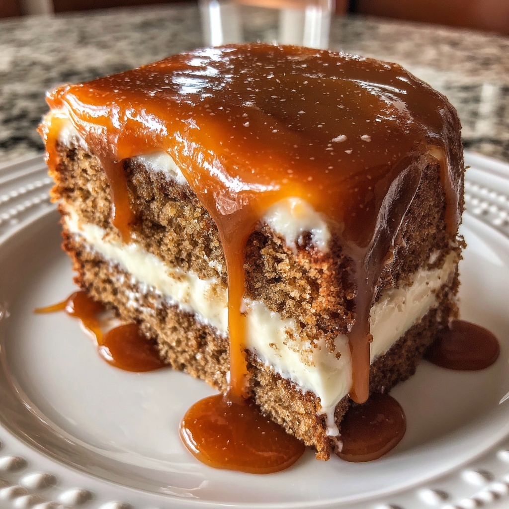 Creamy Caramel Cake Recipe - Recipe Image