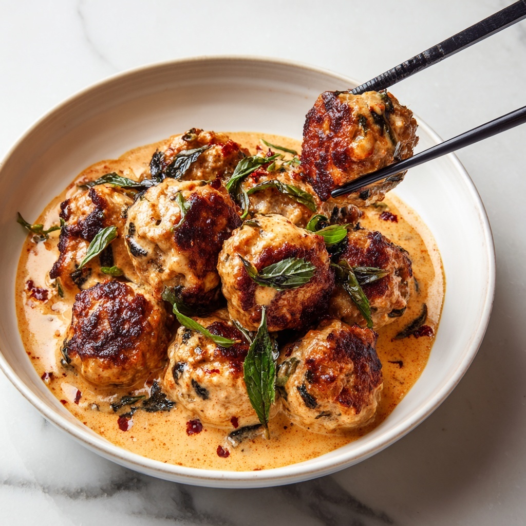 Korean BBQ Meatballs with Spicy Mayo Dip Recipe - Recipe Image