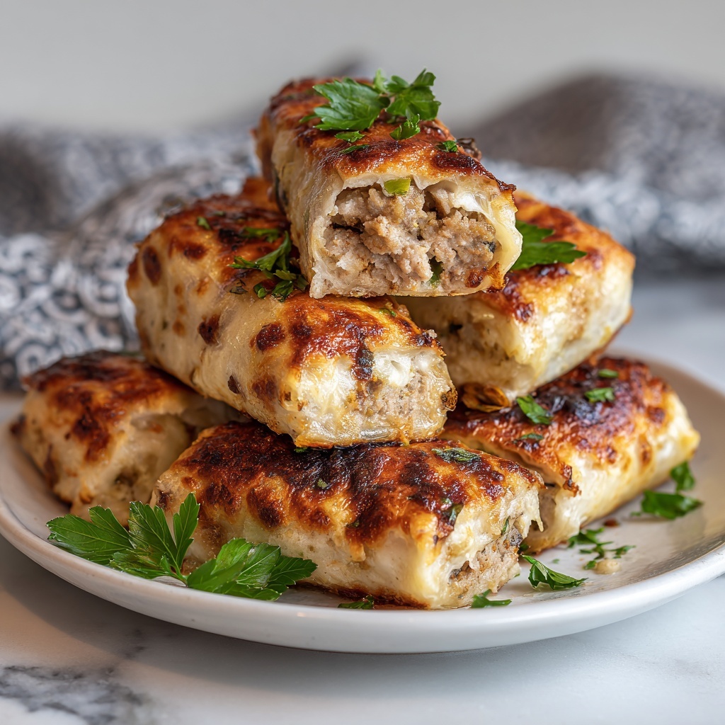 Keto Philly Cheesesteak Roll Ups Recipe - Recipe Image