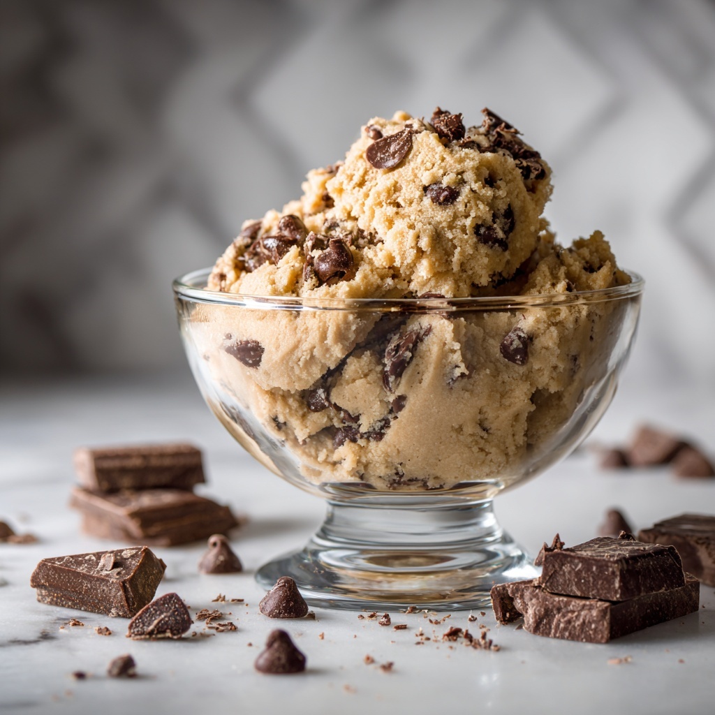 Edible Brownie Batter Cookie Dough Recipe - Recipe Image