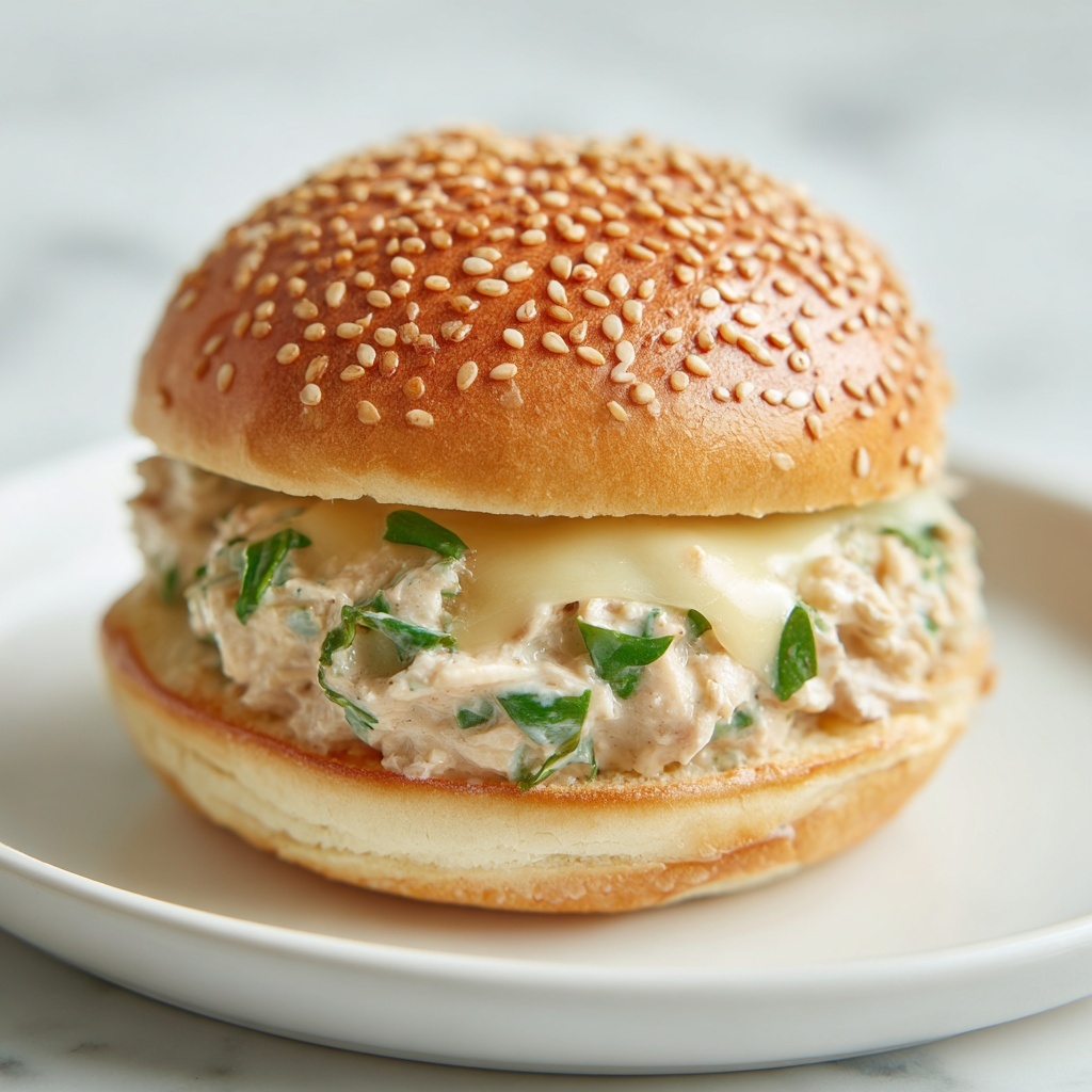 Chicken Alfredo Sloppy Joes Recipe - Recipe Image
