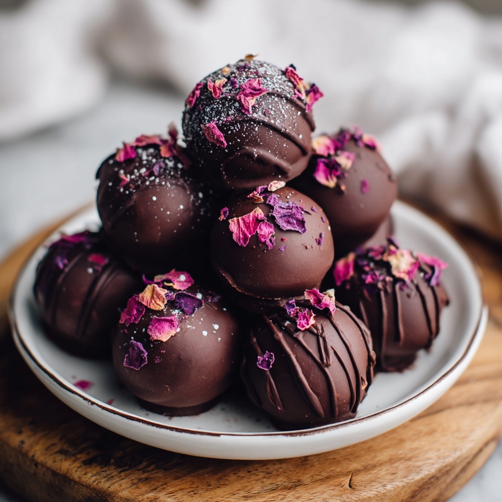 Fudgy Chocolate Beet Truffles Recipe - Recipe Image