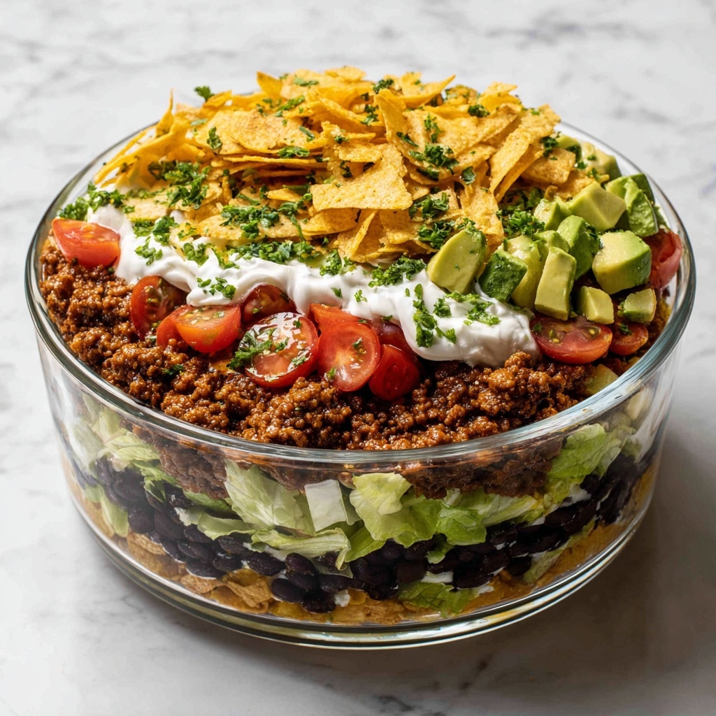 Seven Layer Taco Salad Recipe - Recipe Image