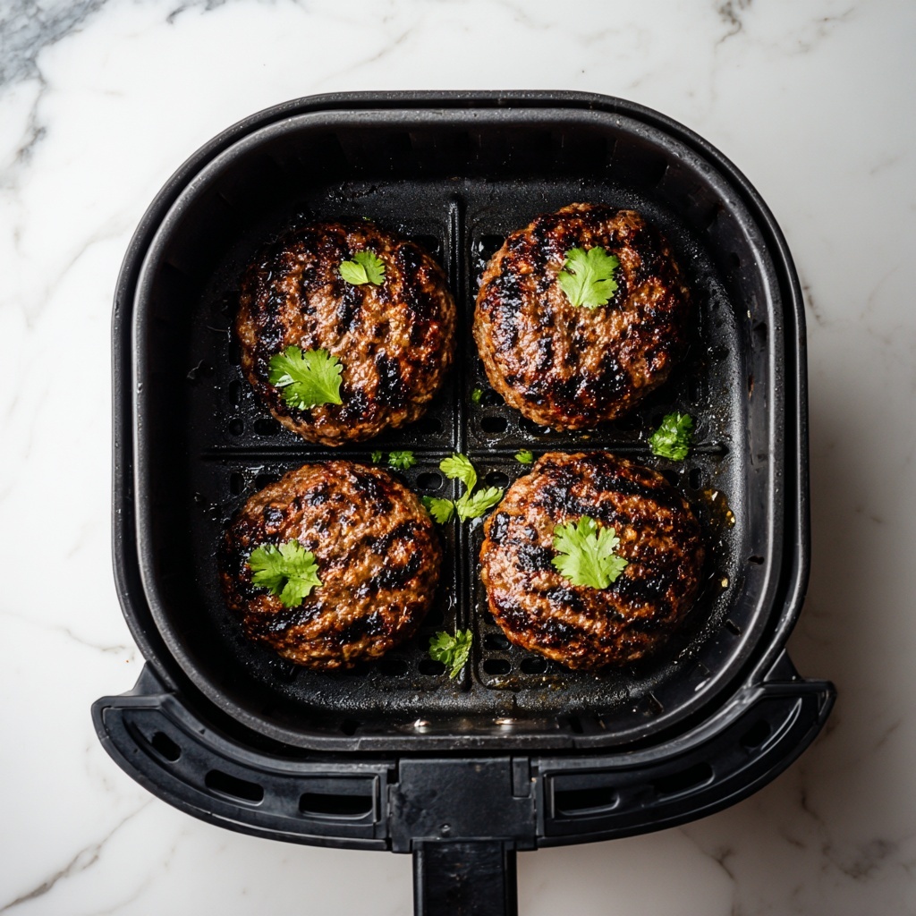 Air Fryer Burgers Recipe - Recipe Image