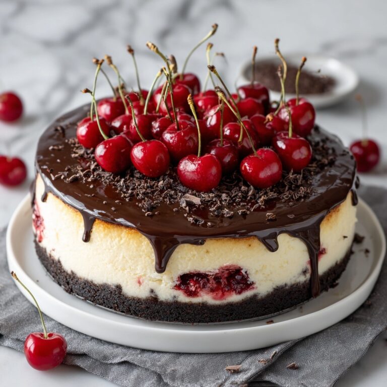 Chocolate Cherry Cheesecake Recipe