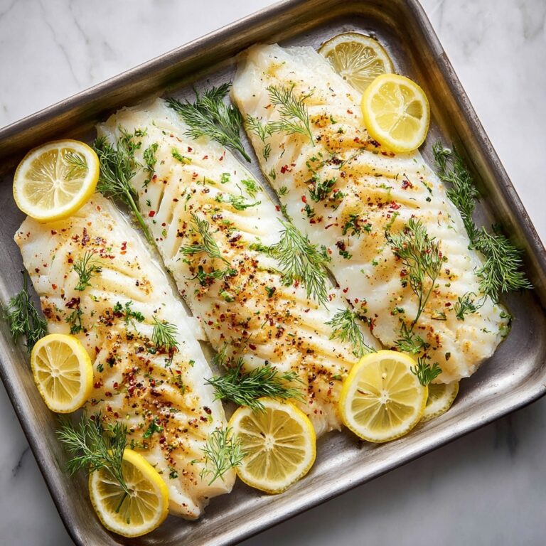 Lemony Steamed Fish Recipe