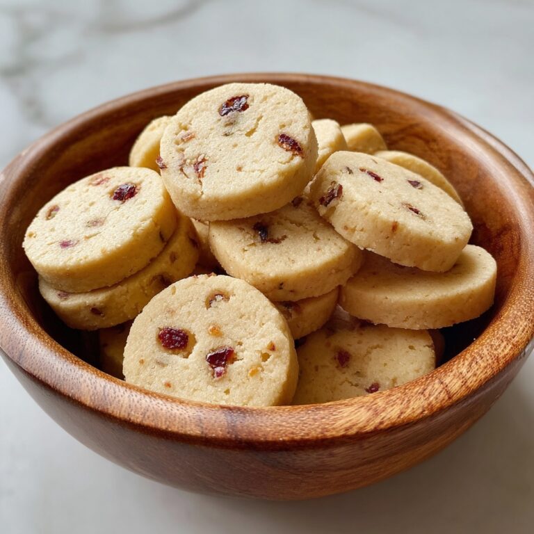 Orange Cranberry Shortbread Cookies Recipe