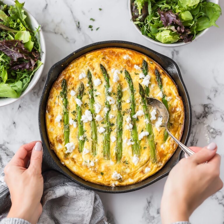 Asparagus Mushroom Frittata Recipe