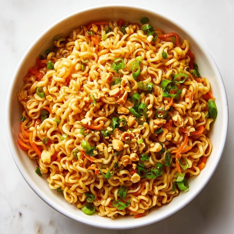 Creamy Peanut Noodles Recipe