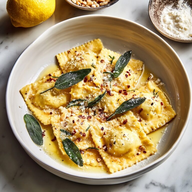 Vegan Lemon Ricotta Ravioli Recipe
