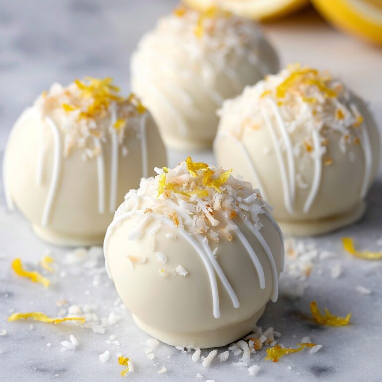 White Chocolate Lemon Truffles Recipe