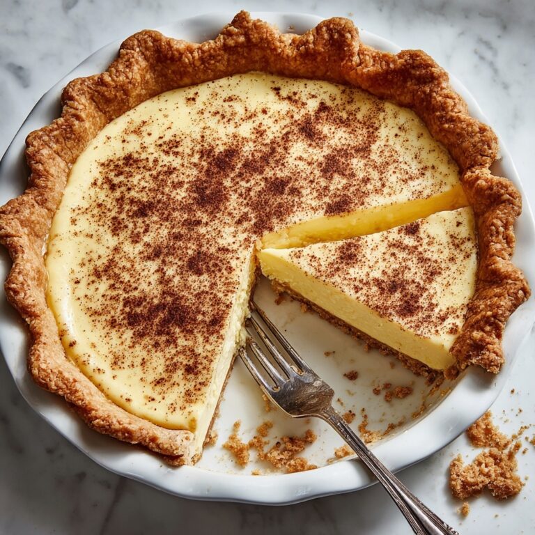 Classic Vanilla Custard Pie Recipe