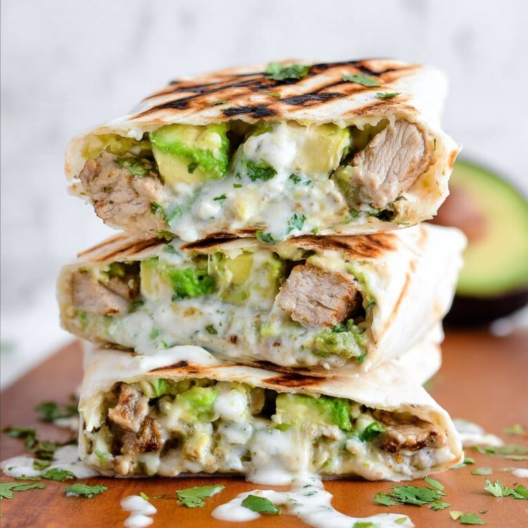 Chicken and Avocado Burritos Recipe