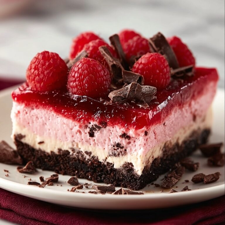 Dark Chocolate Raspberry Cheesecake Recipe