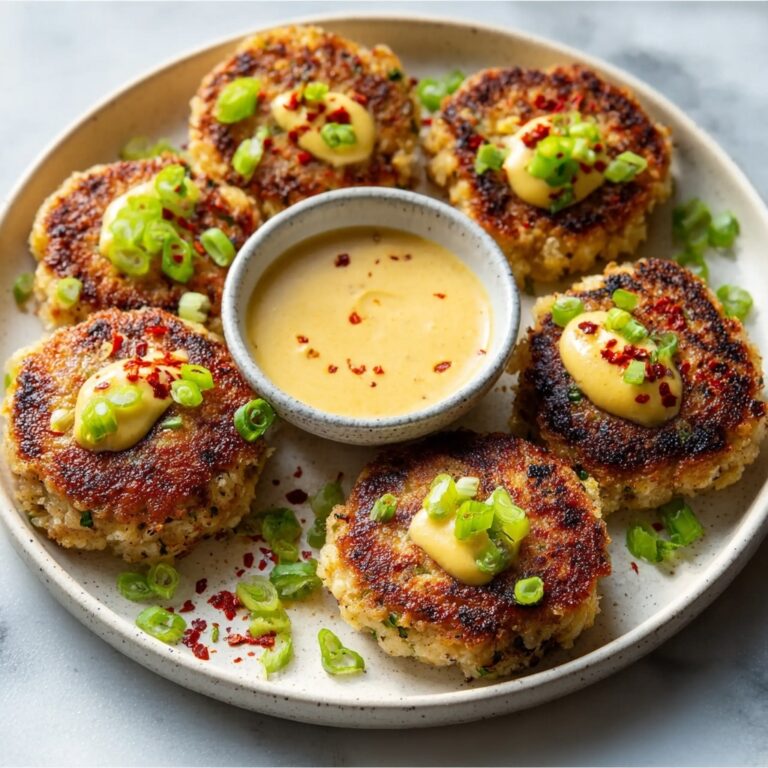 Asian-Style Tuna Cakes with Spicy Mayo Recipe