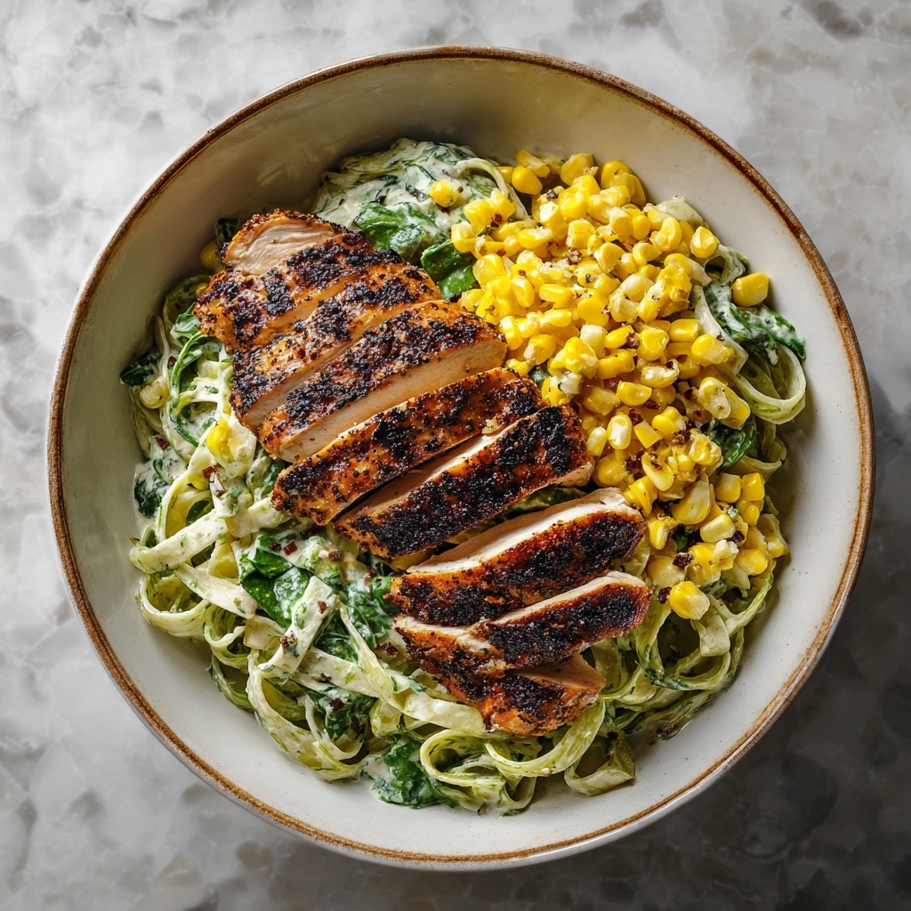 Creamy Roasted Poblano Pasta Recipe - Recipe Image