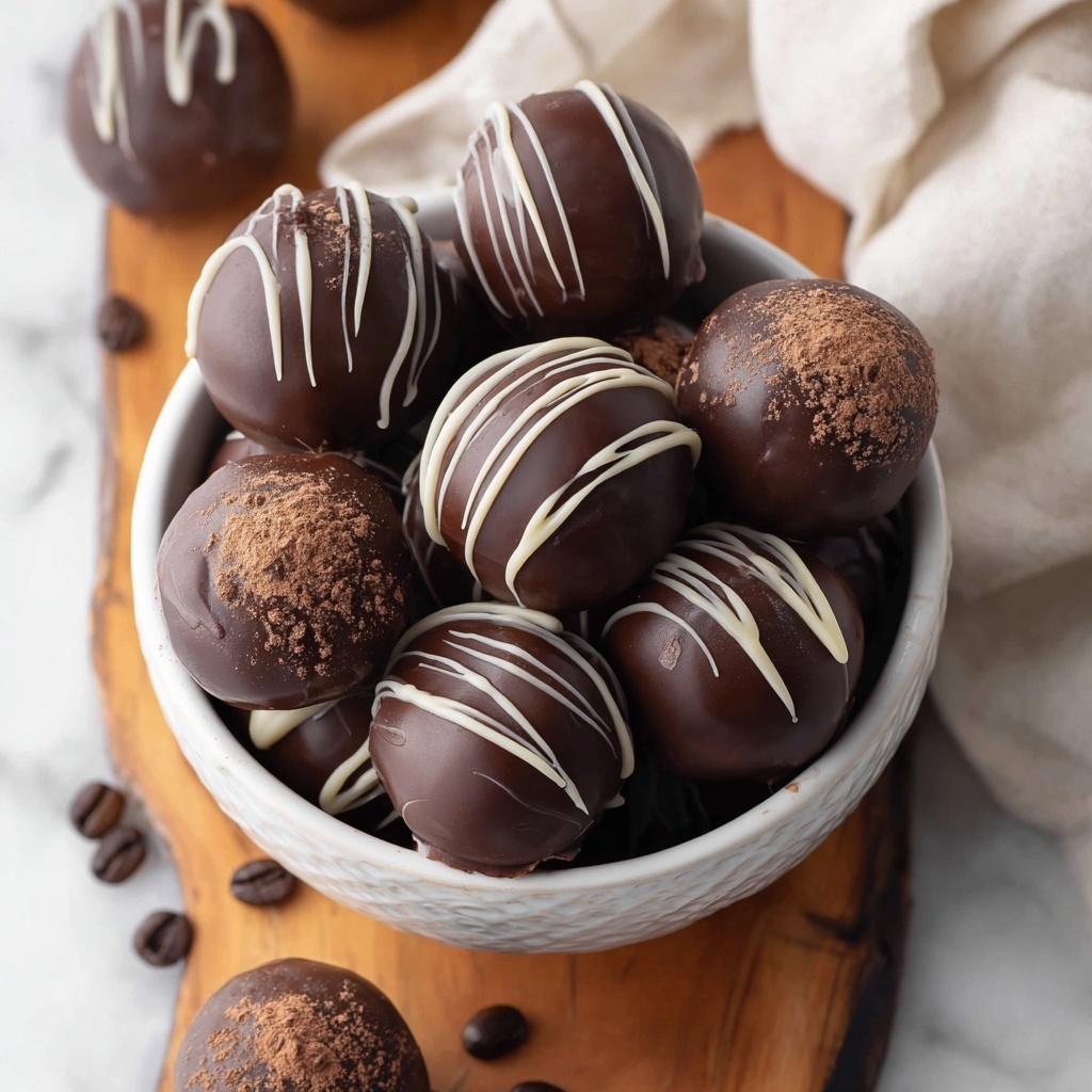Dark Chocolate Coffee Truffles Recipe - Recipe Image