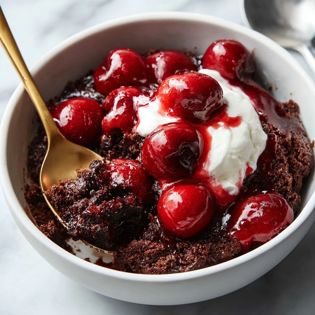 Chocolate Cherry Dump Cake Recipe - Recipe Image