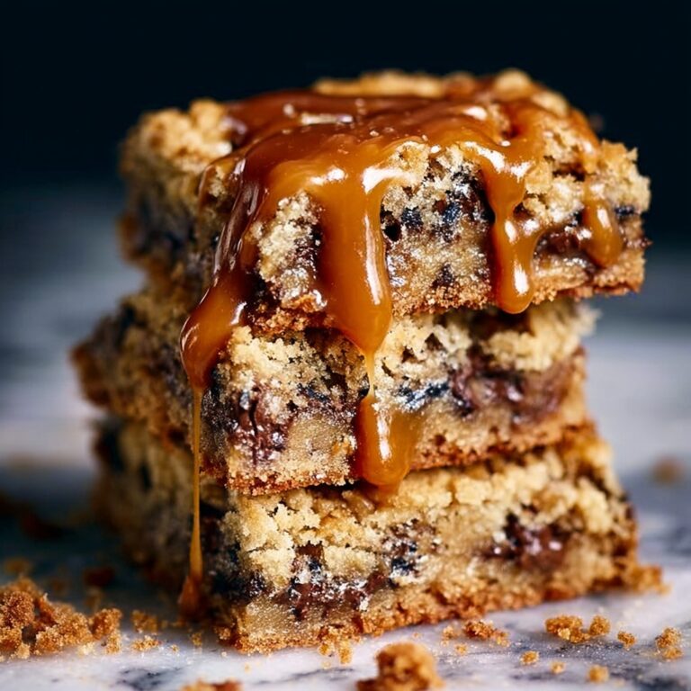 Chocolate Chip Caramel Bars Recipe