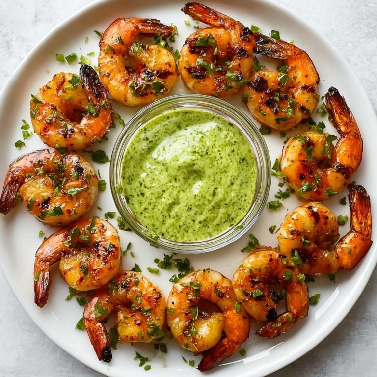 Chili Lime Shrimp with Avocado Crema Recipe