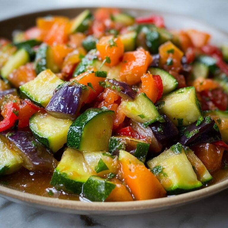 Vegetable Ratatouille: A Colorful and Healthy Mediterranean Dish Recipe